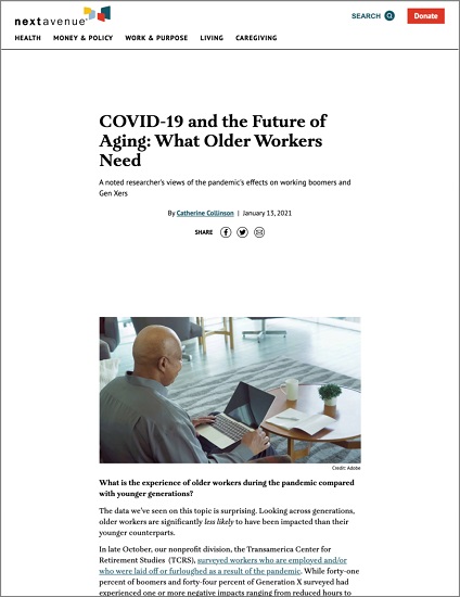 COVID-19 and the Future of Aging_Next Avenue_Thumbnail